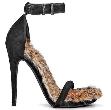 celine-rabbit-fur-lined-velvet-sandals